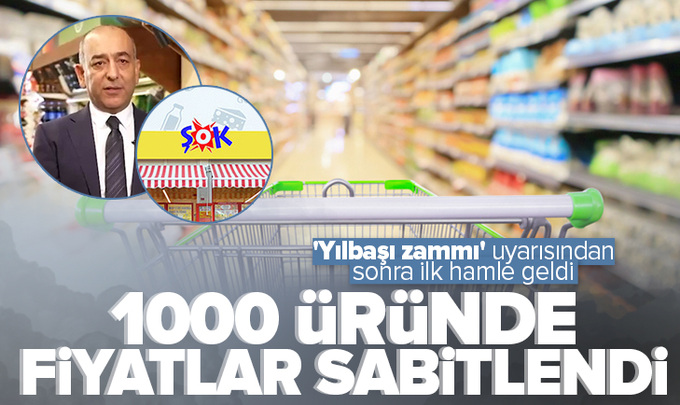 ŞOK Marketler, ocak ayı boyunca 1.000 üründe fiyatlarını sabitledi. 