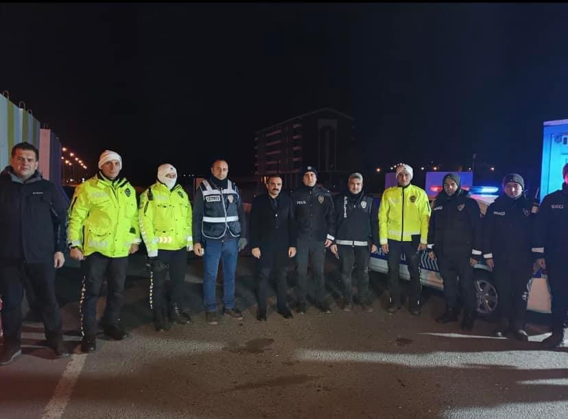 Kaymakam Ömer TEKEŞ’den yılbaşı denetimi 